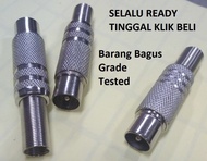 jack tv jek antena tv besi metal male cowok yang nyolok ke tv bagus