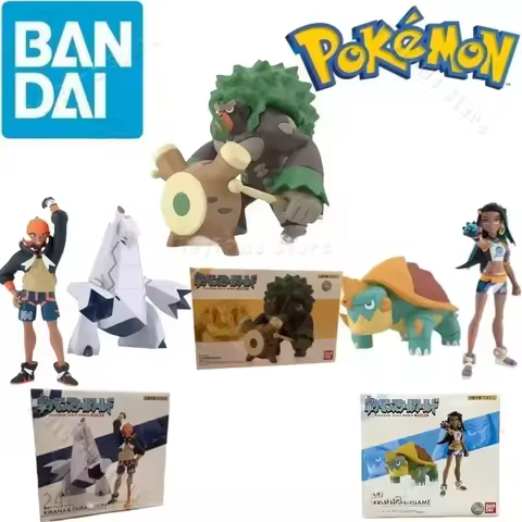 Bandai Original Scale World POKEMON Galar Region Rillaboom Nessa Drednaw Kibana Duraludon Anime Figu