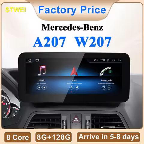 STWEI New Car Multimedia Wireless Android AUTO CarPlay 10.25inch 12.3inch Screen For Mercedes Benz E