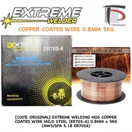 [100% ORIGINAL] EXTREME WELDING MIG COPPER COATED WIRE MILD STEEL (ER70S-6) 0.8MM x 5KG (AWS/SFA 5.1