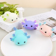 Squeeze Toys Squishy Axolotl Doll Soft Stress Relief Random Color 1 Piece