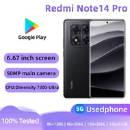 Redmi Note 14 Pro（5G）Smartphone screen 128GB All Colours Good Condition Used Phone