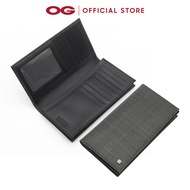 Bradford Leather Long Wallet - Grey