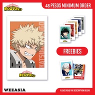 MY HERO ACADEMIA INSTAX MINI INSPIRED PHOTOCARD HD Print with FREEBIES | WEEASIA