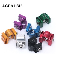 Aceoffix Bike Saddle Pentaclip Clips Seat Pipe Saddle Chuck Clip Use For Brompton 3Sixty Pikes Royale Camp Crius Trifold Folding Bicycle