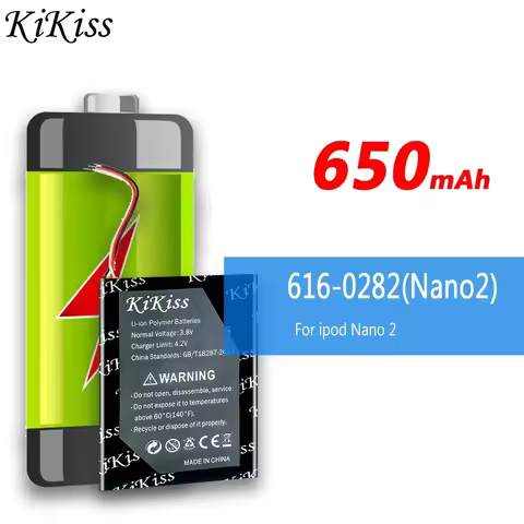KiKis Battery Nano2 Nano3 Nano4 Nano5 Nano6 Nano7 For Apple iPod Nano 2 3 4 5 6 7/2G 2nd 3rd 3TH 3Ge