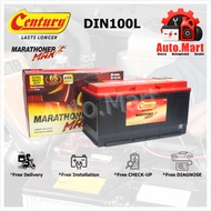 Bateri Kereta / Car Battery - Century Marathoner Max - MF - DIN100L