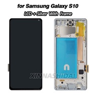 Super TFT For Samsung S10 LCD Display Touch Screen With Frame For Samsung Galaxy G973F/DS G973U G973