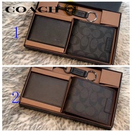 Coach original purse short wallet men fashion half-fold wallet multi-card slot in stock 74736