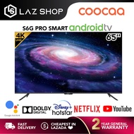 【24H Ship Out】Coocaa 65 Inch 4K UHD Android TV 65S6G PRO | Netflix TV AI Voice Control | Google Play