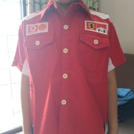Ferrari boy short sleeve shirt