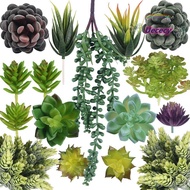 UECECY Green Desktop Bedroom 27 Styles Fake Plants Artificial Succulents Plants