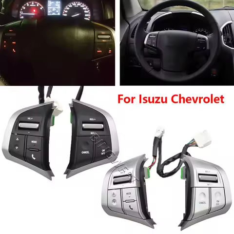Cruise Control Button Steering Wheel Audio Volume Switch For Isuzu Dmax D-Max MUX 2018 For Chevrolet