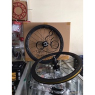 Wheelset DECAF 20-451 22inch Discbrake Folding Bike Seli Minivelo Folding Bike