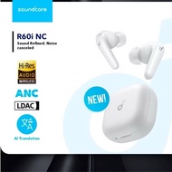 🇹🇭Soundcore R60i NC หูฟังบลูทูธไร้สาย ตัดเสียงรบกวน กันน้ำระดับ IP54 50 ชม ไมค์ 6 ตัว AI แปลภาษาได้