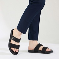 Dép Nam MWC 7913 - Dép Nam 2 Quai Ngang Phối Khoá Chất Liệu Da Tổng Hợp Bền Đẹp