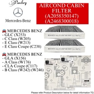 PENAPIS KABIN AIRCOND MERCEDES BENZ CABIN FILTER (A2058350147)(A2468300018) KELAS A KELAS B KELAS C 