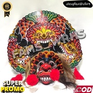 [Real] Barongan Telon Vip Size 22 Full Wood Barongan Caplokan Kayu