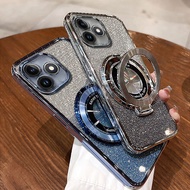 LUXURY Magnetic Holder Casing for Xiaomi Redmi 12 5G/ mi11 lite/ mi10 Lite/ Xiaomi 11T 12T 13T pro/ 