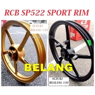 RCB SP522 SPORT RIM BELANG RAIDER 150 GOLD / MATT BLACK 160/185 X 17 100% ORIGINRAL RACING BOY