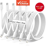5PCS 1M/3.2FT USB C to L Cable,Type C to L Fast Charging Cord for iPhone 14 13 12 11 Pro Max XR XS X