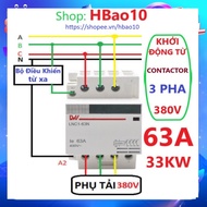 [HCMC EXPRESS] Magnetic Starter Contactor 3 Phase 63A 4P 380V used for pumps, 3-phase electrical equ