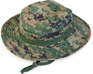 Hat-001pg Boonie Hat, 2-Way Pixel Green