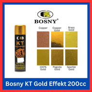 Bosny KT Gold Spray Paint 200cc 1pc