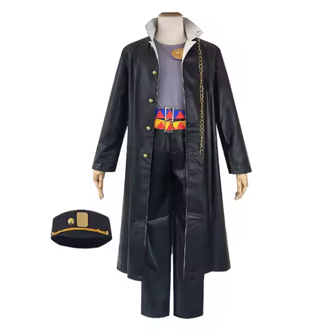 Kujo Jotaro Cosplay Jojo's Bizarre Adventure: Golden Wind Cos Leo Apache Cosplay Costume Uniform Set