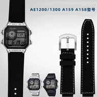 For Casio AE1200/1300 A159 A158 A168 F91 AE-1200 A159w W-218H Series Modified Waterproof Rubber Sili