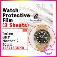 Protective Sticker For Rolex GMT Master 2 (3 sheets) / 126718GRNR / Scratch & Contamination Preventi