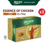 BRANDS Essence of Chicken Cordyceps 12s(70gm) 3 packs