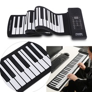 [Easybuy88] Portable 61-Keys Roll Up Soft Silicone Flexible Electronic Digital Music Keyboard Piano 