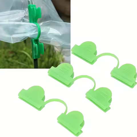 30pcs Plastic greenhouse clip, greenhouse film shadow net rod clip, greenhouse arch frame double hea