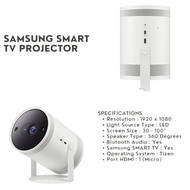 SAMSUNG PROJECTOR SMART TV | SP-LSP3BLA | proyektor mini untuk hp proyektor hp ke dinding original
