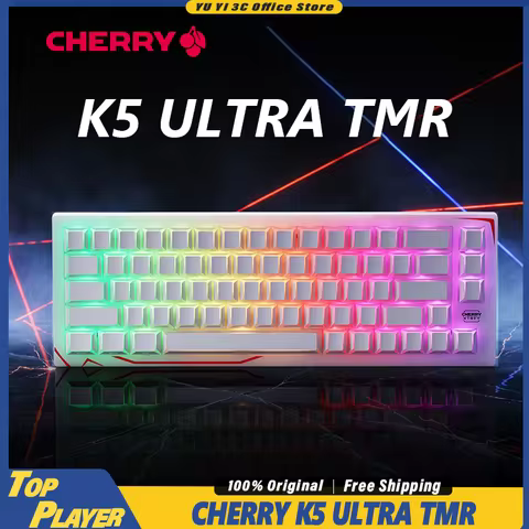 Cherry K5 ultra Plus Gaming Keyboard Hall Effect Switch 0.01MM RT 8K Polling Rate 16K Scan Rate TMR 