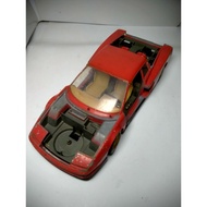 Diecast Bburago FERRARI TESTAROSSA 1984 SCALE 1/18 1:18, JUNK SECOND