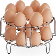 Egg Steamer Rack - Stainless Steel Trivet for 6, 8 Quart Pressure Cooker, Compatible for Instant Pot Accessories, Cooks