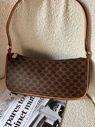 VINTAGE CÉLINE Triomphe Canvas Celine 帆布手拿包