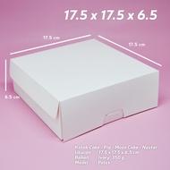Cake Box - Cheese Cake - Sponge Cake - Cake Layer - Hampers 17.5 X 17.5 X 6.5