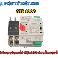 Cầu dao đảo chiều tự động ATS 100A 2P không gây mất điện khi chuyển nguồn-FHM3-100E/2P