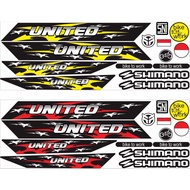 NEW MOTIF BICYCLE DECAL STICKER BICYCLE STRIPING/