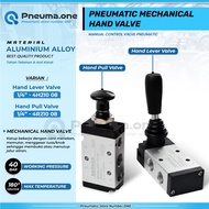 Hand Pull Valve BSPP - 4H210-08 - (1/ 4" Thread) - Pneumatic Valve