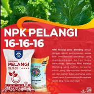 Pupuk NPK 16 16 16 Pelangi kemasan 50 Kg