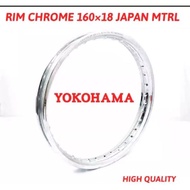 YOKOHAMA RIM CHROME 1.60X18 JAPAN MTRL