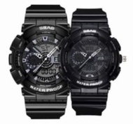 Asport waterproof couple watch men watch lady watch sport student watch dual time youth korea fashio