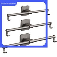 [HOUSEWARE]30 40 50CM Bathroom Towel Bar Kitchen Towel Rack Hanger Adjustable Self-adhesive
