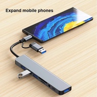 8-in-1 USB 3.0 Type-C extension stand, 2-in-1 cable with 3.5mm port SD/TF slot