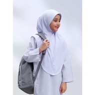 TUDUNG SEKOLAH BUDAK DAGU GETAH PUTIH  & HITAM / TUDUNG SARUNG HITAM & PUTIH