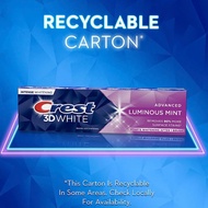 Kem đánh răng Crest 3D White Radiant Mint/ Arctic Fresh/ Charcoal ( HSD 2027 )